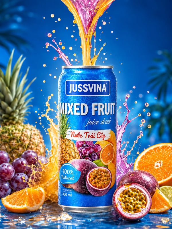 Напиток JUSSVINA Фруктовый микс
