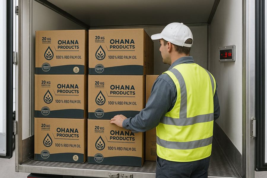 Отгрузка коробок Ohana Products